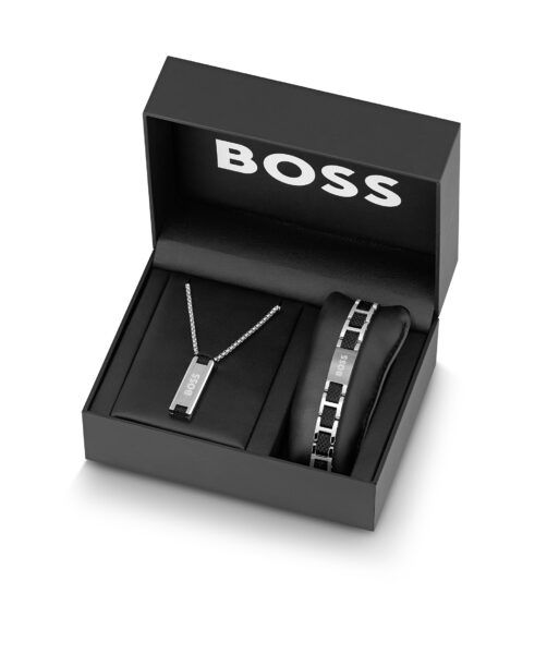 Hugo Boss Moderní sada šperků pro muže Sakis 1570151 (náhrdelník