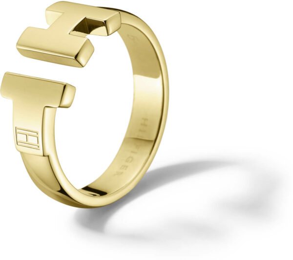 Tommy Hilfiger Luxusní zlatý prsten z oceli TH2700863 54 mm