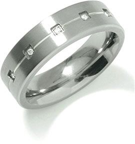 Boccia Titanium Snubní titanový prsten 0101-20 55 mm
