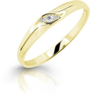 Cutie Jewellery Něžný zásnubní prsten ze žlutého zlata Z6815–2844-10-X-1 61 mm