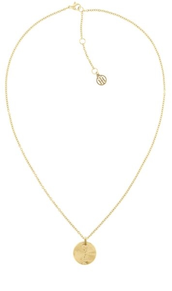 Tommy Hilfiger Elegantní pozlacený náhrdelník s přívěskem 2780590