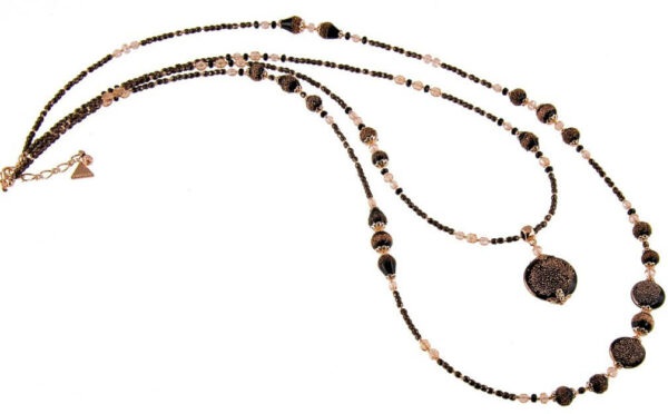 Lampglas Působivý náhrdelník Be Original s perlami Lampglas NDP1