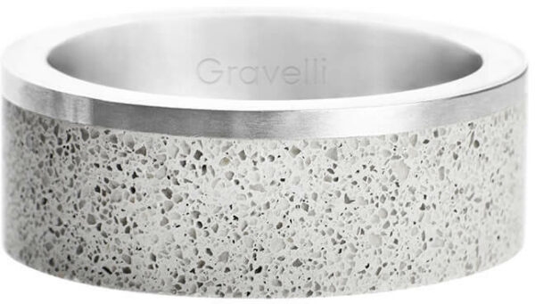 Gravelli Betonový prsten Edge ocelová/šedá GJRUSSG002 69 mm