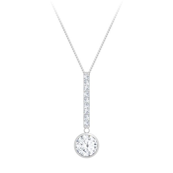 Preciosa Stříbrný náhrdelník s kubickou zirkonií Lucea 5296 00 (řetízek