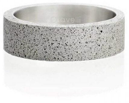 Gravelli Betonový prsten šedý Simple GJRUSSG001 60 mm