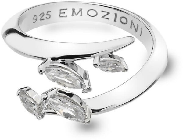 Hot Diamonds Stříbrný prsten Hot Diamonds Emozioni se zirkony ER023 50 mm