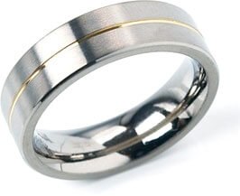 Boccia Titanium Snubní titanový prsten 0101-21 64 mm