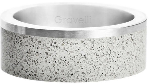 Gravelli Betonový prsten Edge ocelová/šedá GJRUSSG002 50 mm