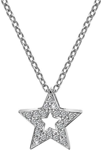 Hot Diamonds Stříbrný náhrdelník s hvězdičkou Micro Bliss DP697 (řetízek