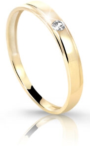 Cutie Diamonds Prsten ze žlutého zlata s briliantem DZ6707-1617-00-X-1 49 mm
