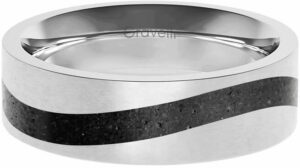 Gravelli Betonový prsten Curve ocelová/antracitová GJRWSSA113 50 mm