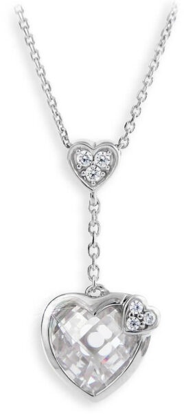 Modesi Srdíčkový náhrdelník ze stříbra M41067