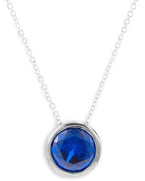 Modesi Stříbrný náhrdelník Dark Blue QJPY5039LW (řetízek