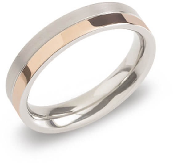 Boccia Titanium Pozlacený titanový snubní prsten 0129-07 63 mm
