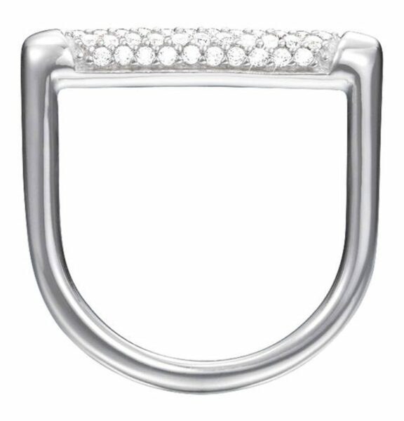 Esprit Moderní stříbrný prsten s krystaly ESRG92708A 55 mm