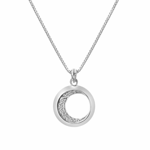 Hot Diamonds Slušivý stříbrný náhrdelník s diamantem Celestial DP860 (řetízek