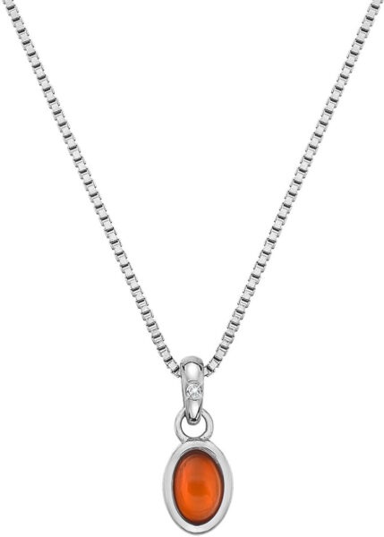 Hot Diamonds Stříbrný náhrdelník pro narozené v červenci Birthstone DP760