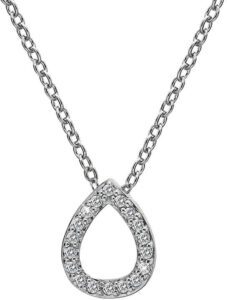 Hot Diamonds Stříbrný náhrdelník se slzičkou Micro Bliss DP695 (řetízek