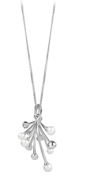 Silver Cat Stříbrný náhrdelník s perlami SC348 ( řetízek