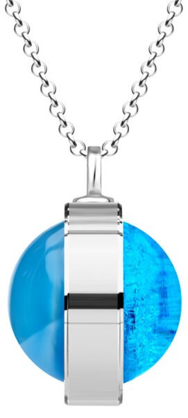 Preciosa Unikátní stříbrný náhrdelník Singularis Akva 6116 67 (řetízek
