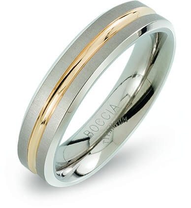 Boccia Titanium Snubní titanový prsten 0144-02 62 mm