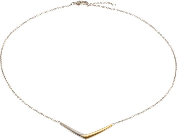 Boccia Titanium Titanový bicolor náhrdelník s ozdobou 08046-02