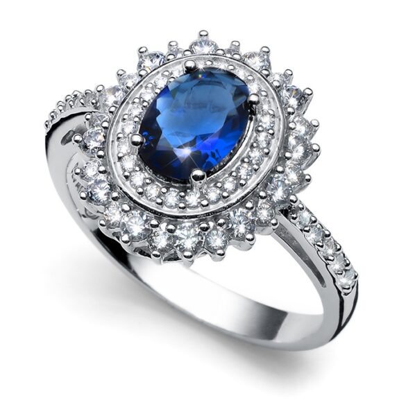 Oliver Weber Luxusní stříbrný prsten ve stylu Kate Pure 63270 54 mm