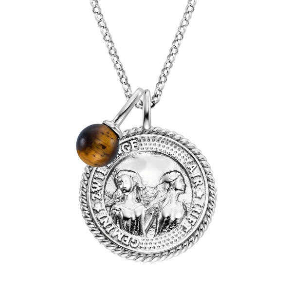 Engelsrufer Stříbrný náhrdelník Blíženci ERN-GEMINI-TEZI (řetízek