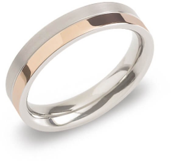 Boccia Titanium Pozlacený titanový snubní prsten 0129-07 61 mm
