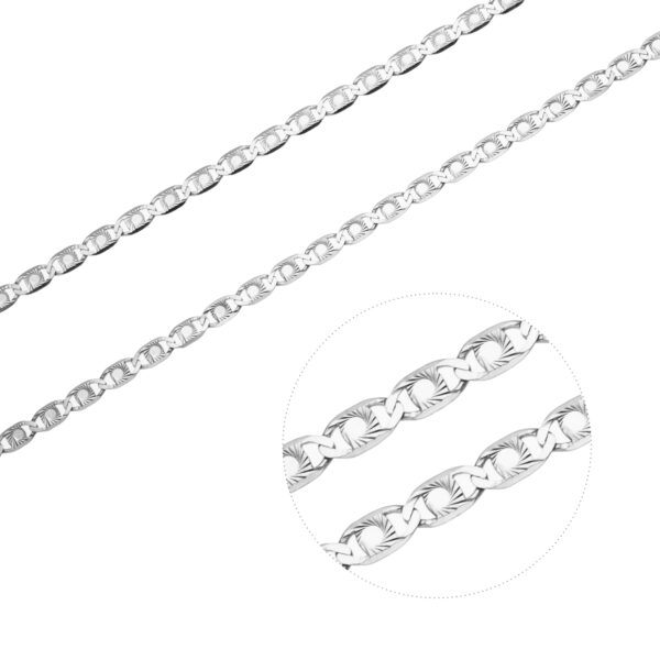Stříbrný náhrdelník VALENTÝNKA spiral Délka řetízku: 50 cm
