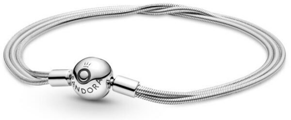 Pandora Luxusní stříbrný náramek Moments 599338C00 18 cm