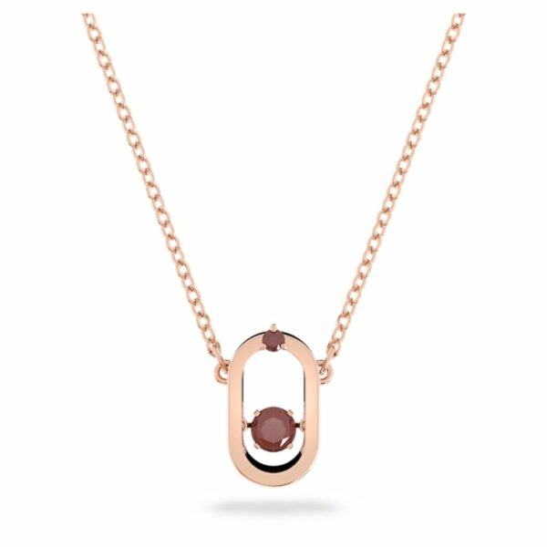 Swarovski Bronzový náhrdelník s krystaly Sparkling Dance 5620550