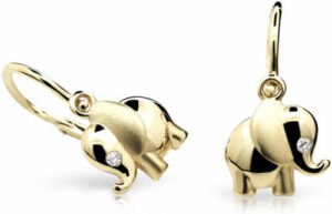 Cutie Jewellery Zlaté dětské náušnice C1955-10-10-X-1
