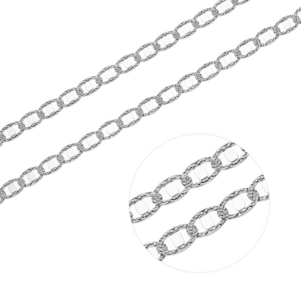 Stříbrný náhrdelník OKO broušené Délka řetízku: 50 cm
