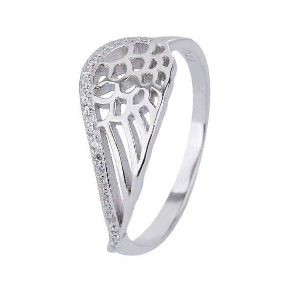 Stříbrný prsten ANDĚLSKÉ KŘÍDLO Velikost prstenu: 51