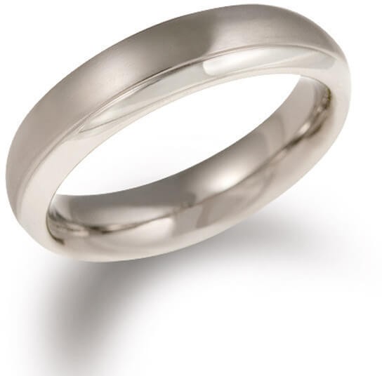 Boccia Titanium Titanový snubní prsten 0130-07 68 mm