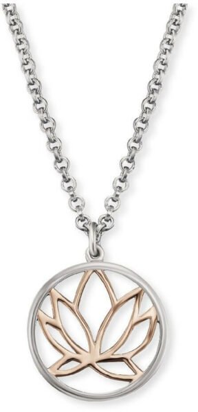 Engelsrufer Stříbrný náhrdelník s lotosovým květem ERN-LILLOTUS