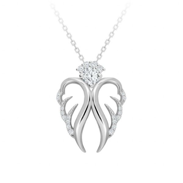 Preciosa Něžný stříbrný náhrdelník Angelic Hope 5293 00 50 cm