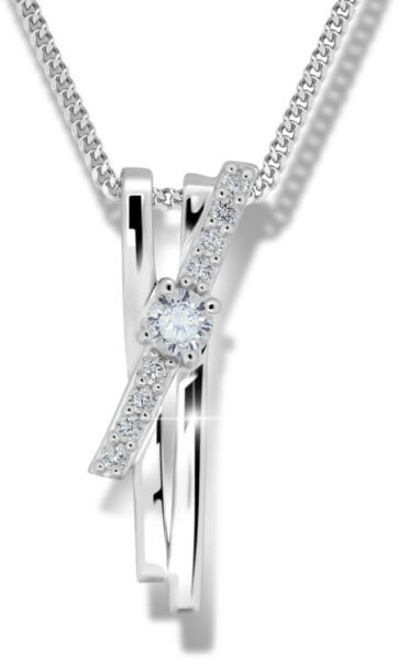Modesi Překrásný stříbrný náhrdelník M41098 (řetízek