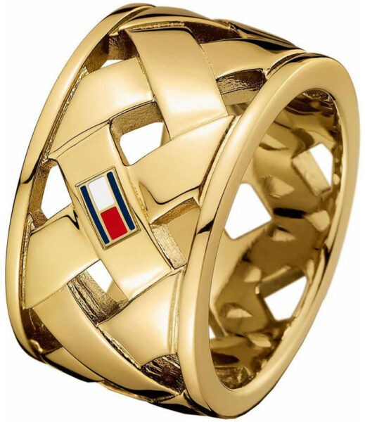 Tommy Hilfiger Ocelový proplétaný prsten TH2701024 54 mm