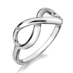 Hot Diamonds Stříbrný prsten Hot Diamonds Infinity DR144 60 mm