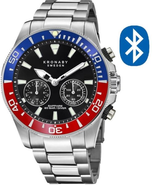 Kronaby Connected watch 46 Steel S3778/4