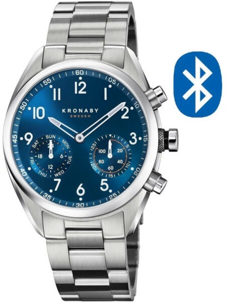 Kronaby Connected watch Apex 43 Steel S3762/1
