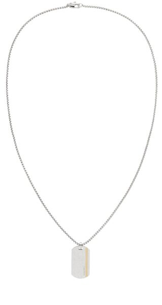 Calvin Klein Moderní ocelový bicolor náhrdelník Iconic Id 35000064