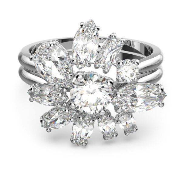 Swarovski Třpytivý prsten s krystaly Gema 5644663 52 mm