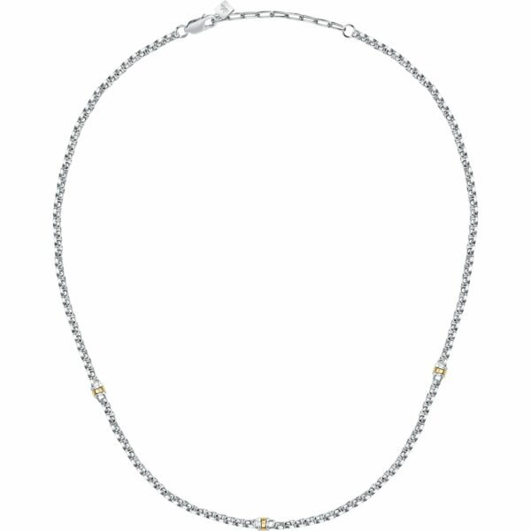 Morellato Nadčasový pánský ocelový náhrdelník Gold SATM20