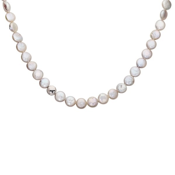 Náhrdelník se syntetickou perlou 175-596-450600 37.20g