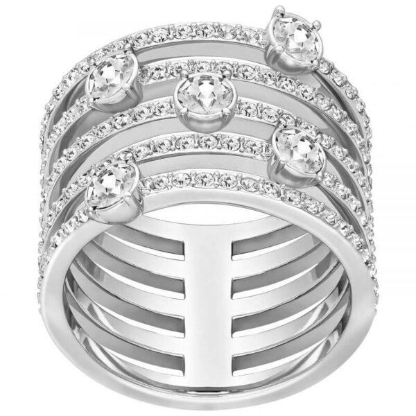 Swarovski Masivní prsten s krystaly Swarovski 5184243 50 mm