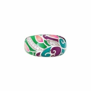 Prsten s imitací kamenů / keramika 128-636-0243 54