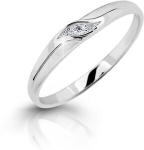 Cutie Diamonds Elegantní prsten z bílého zlata s brilianty DZ6815-2844-00-X-2 61 mm